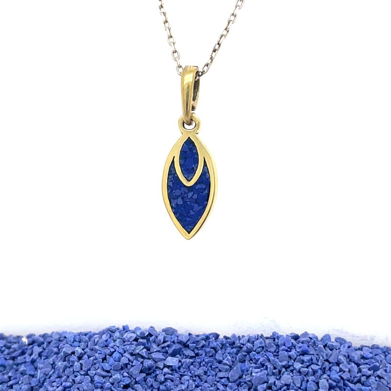 Brass Micro Mosaic Necklace