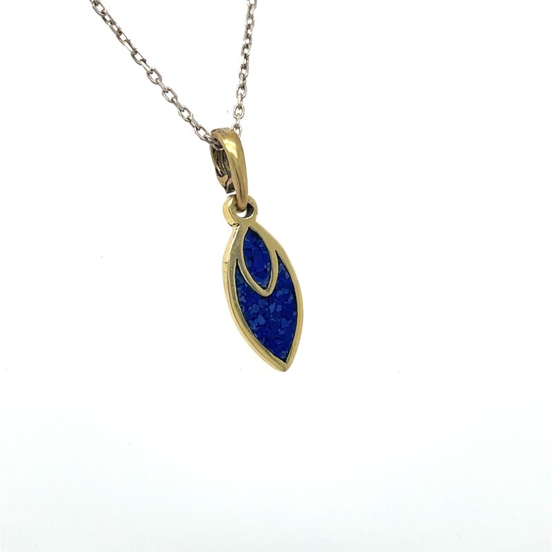 Brass Micro Mosaic Necklace - Image 2