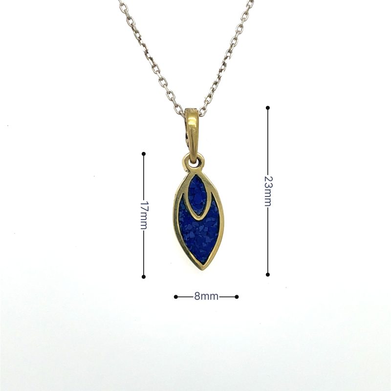 Brass Micro Mosaic Necklace - Image 3