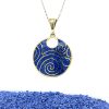 Brass Micro Mosaic Necklace