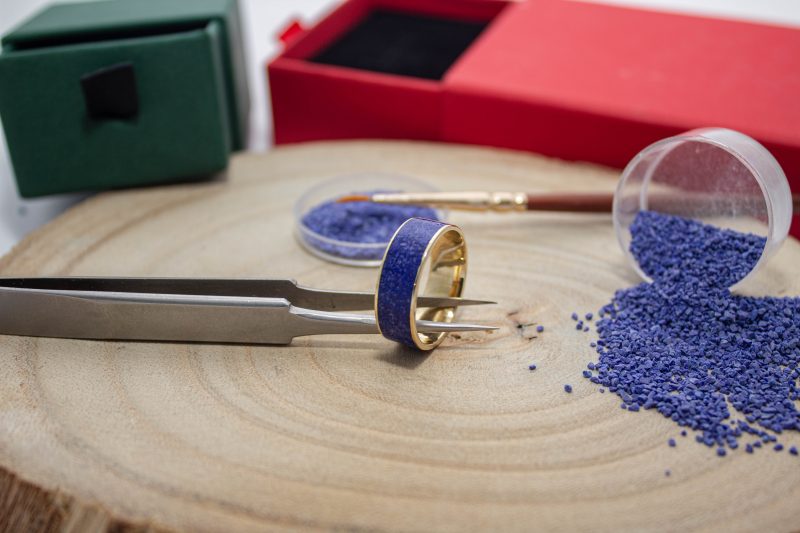 Brass Micro Mosaic Ring - Image 4