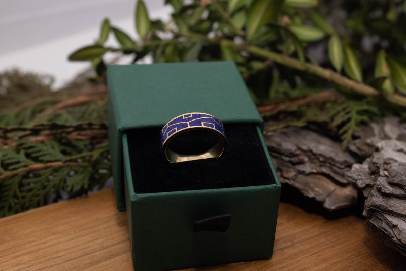 Brass Micro Mosaic Ring - Image 6
