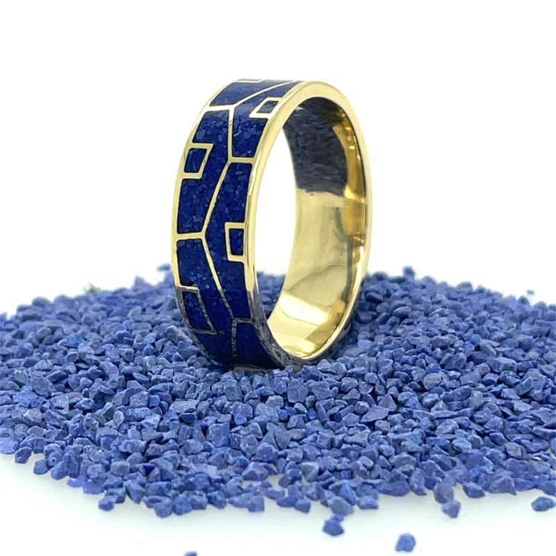 Brass Micro Mosaic Ring