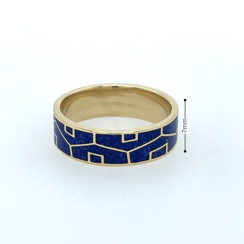 Brass Micro Mosaic Ring - Image 3