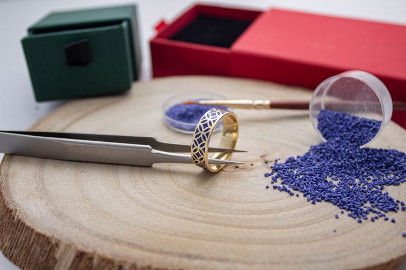 Brass Micro Mosaic Ring - Image 4