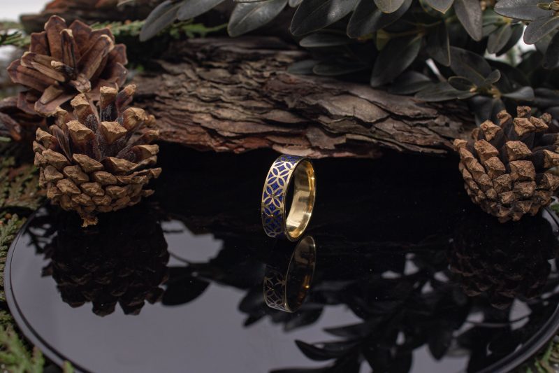Brass Micro Mosaic Ring - Image 5