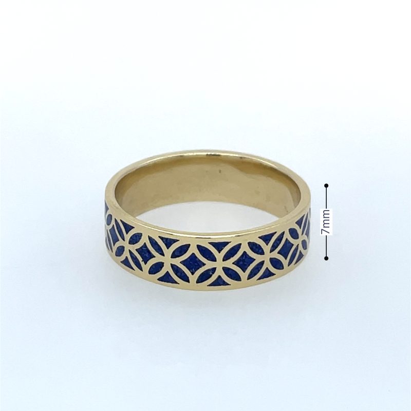 Brass Micro Mosaic Ring - Image 3