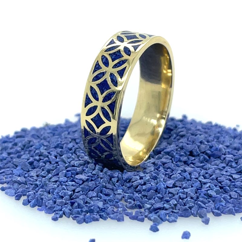 Brass Micro Mosaic Ring