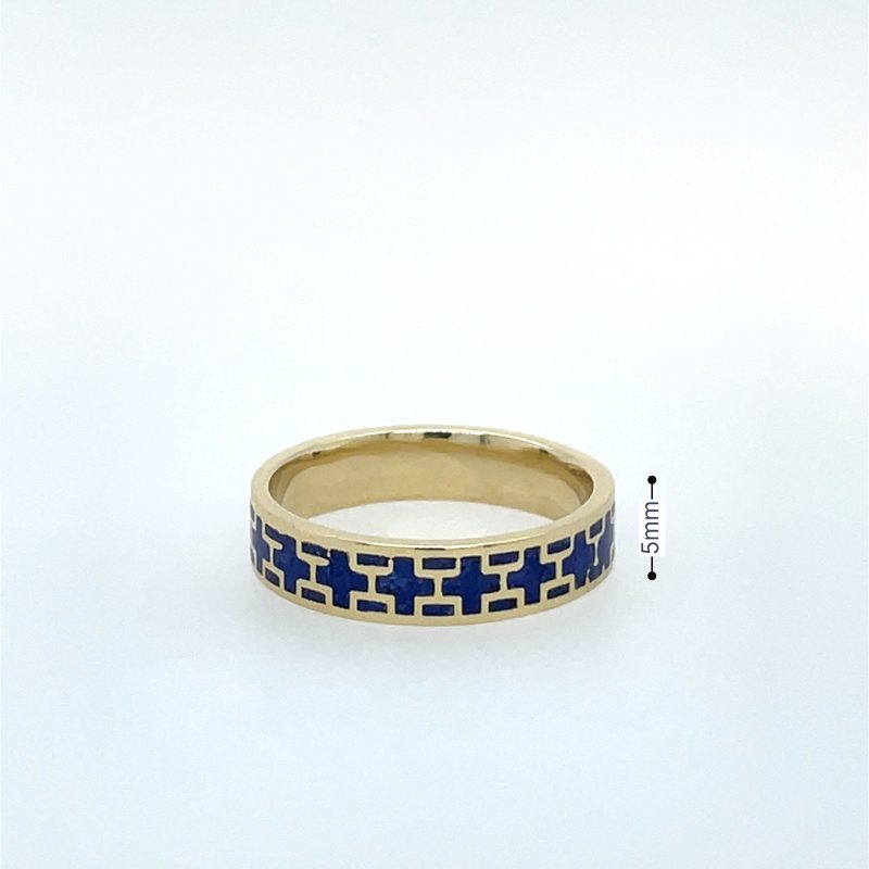 Brass Micro Mosaic Ring - Image 3