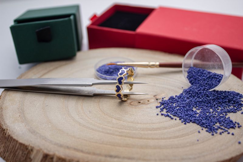 Brass Micro Mosaic Ring - Image 4