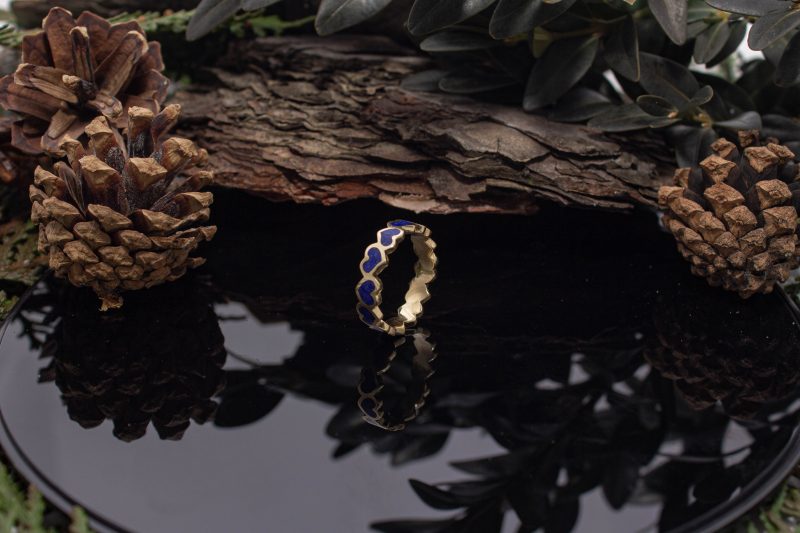 Brass Micro Mosaic Ring - Image 5