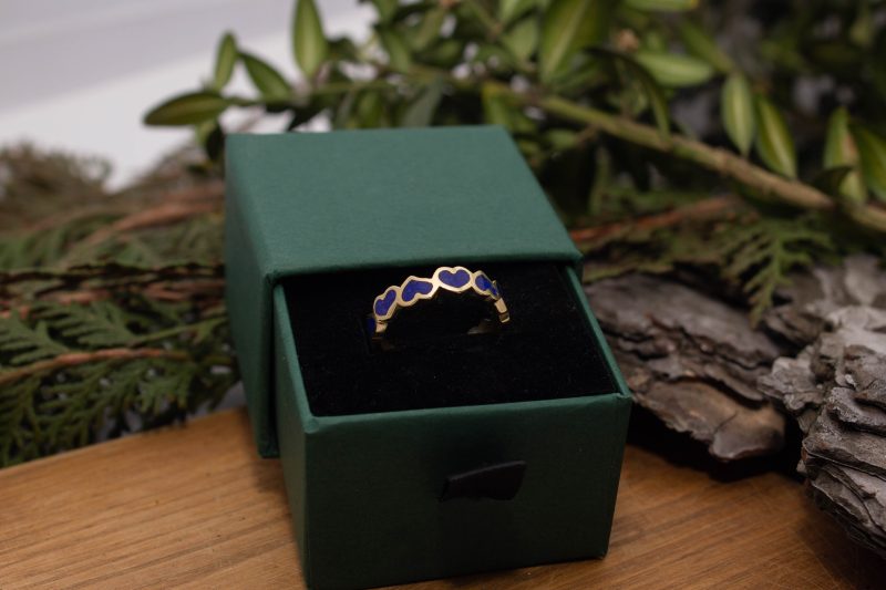 Brass Micro Mosaic Ring - Image 6