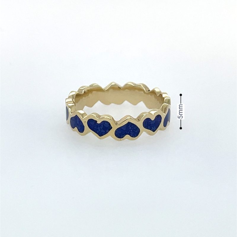 Brass Micro Mosaic Ring - Image 3