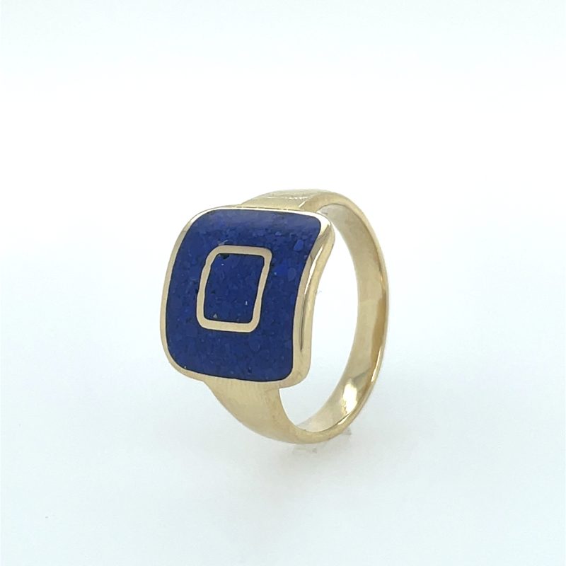 Brass Micro Mosaic Ring - Image 2