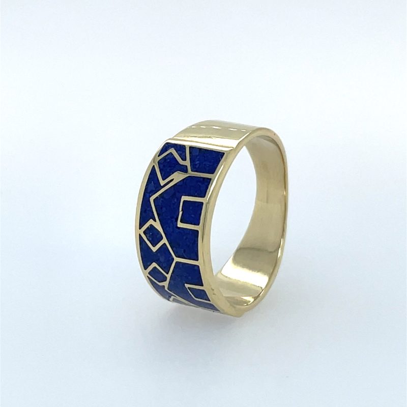 Brass Micro Mosaic Ring - Image 2