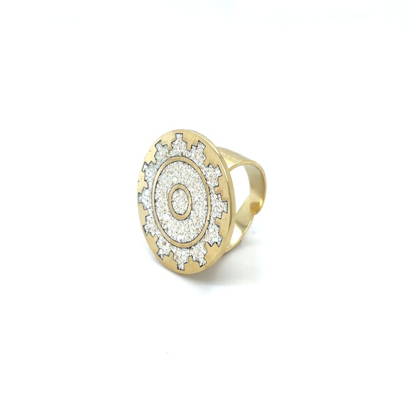 Brad Micro Mosaic Disc Ring - Image 2