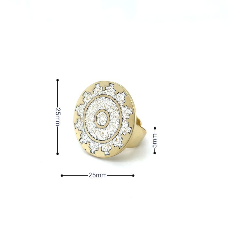 Brad Micro Mosaic Disc Ring - Image 3