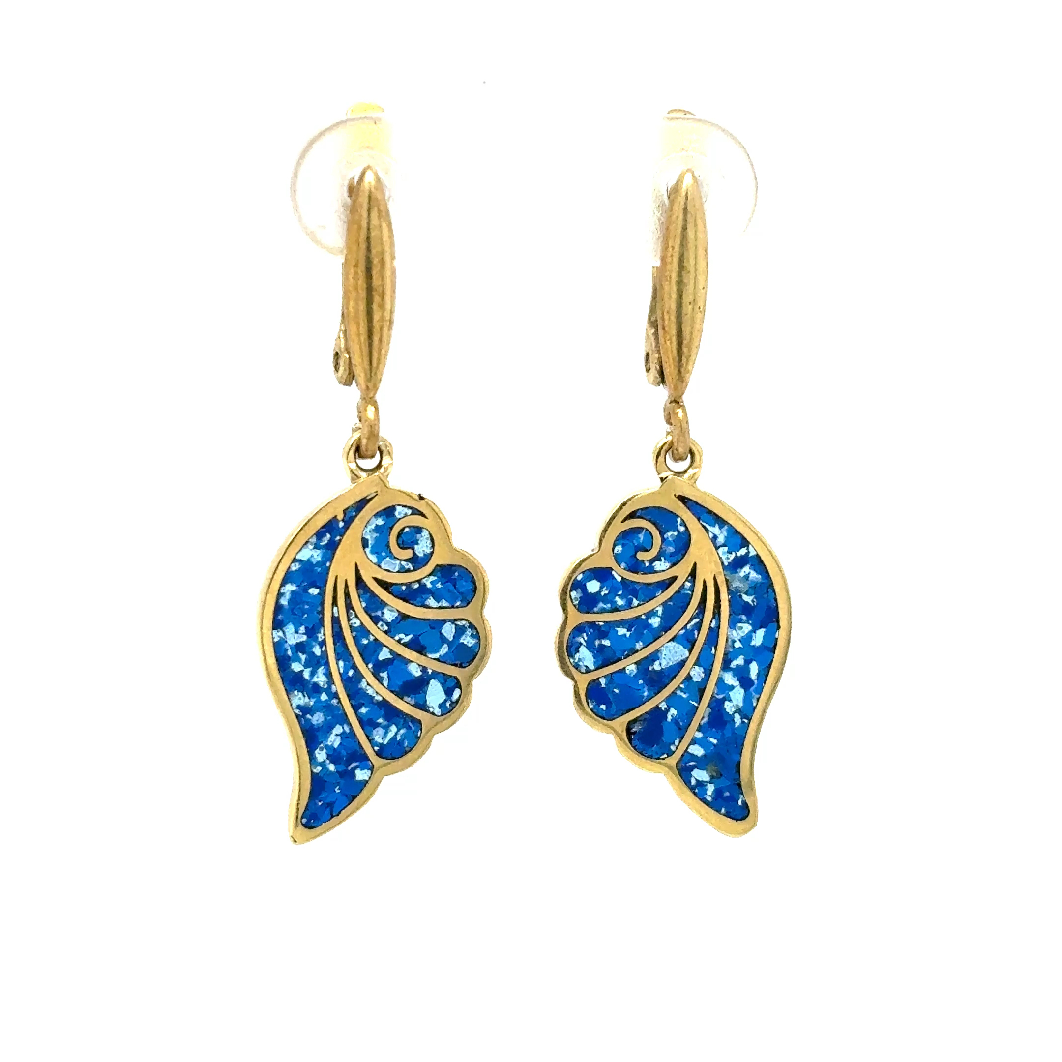 Brass Micro Mosaic Earring - Image 2