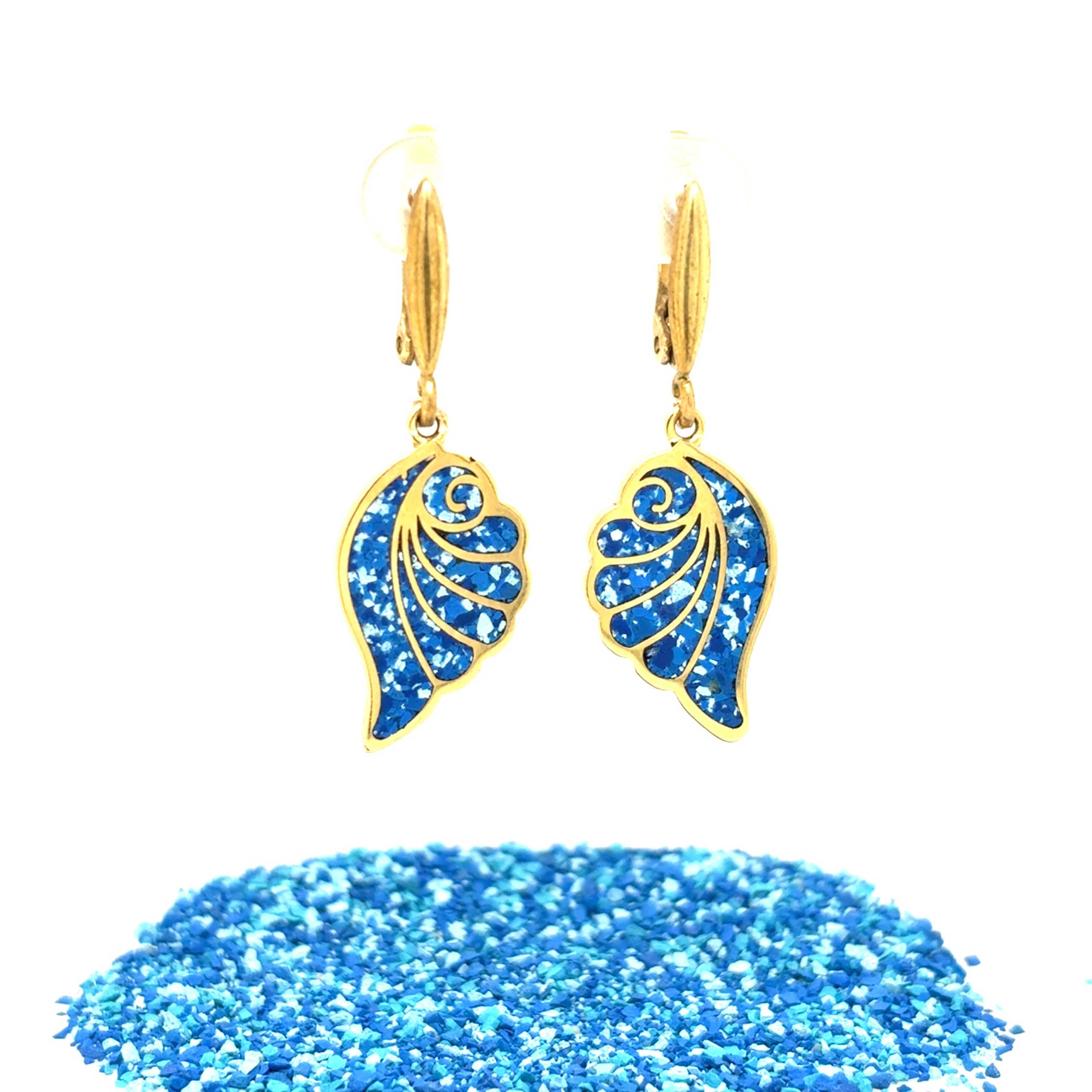 Brass Micro Mosaic Earring